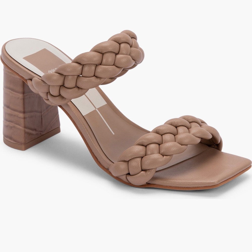 Dolce Vita Braided Paily Tan Heels